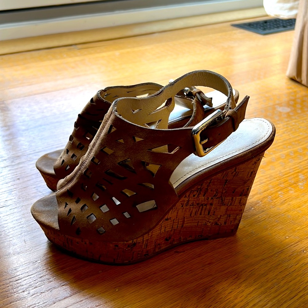 Calvin Klein wedge heels. Size 7.5